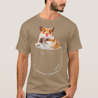 Camiseta Hamster De Bolso, Hamster Engraçado Na Oferta De B