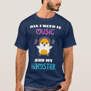 Camiseta Hamster de Música