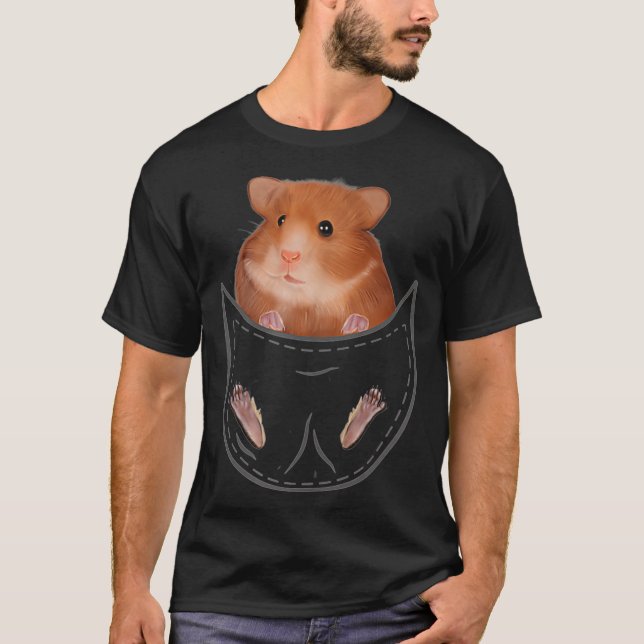 Camiseta Hamster de presentes para animais de bolso de hams (Frente)