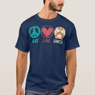 Camiseta Hamster do Amor pela Paz