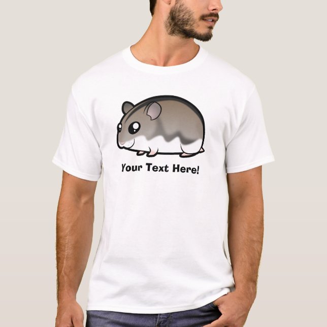 Camiseta Hamster do anão dos desenhos animados (Frente)