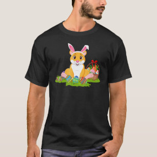 Camiseta Hamster Easter Ovo Caçando Páscoa De Coelho De Ham