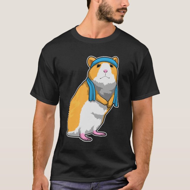 Camiseta Hamster em Malhação com Toalha (Frente)