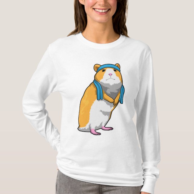 Camiseta Hamster em Malhação com Toalha (Frente)