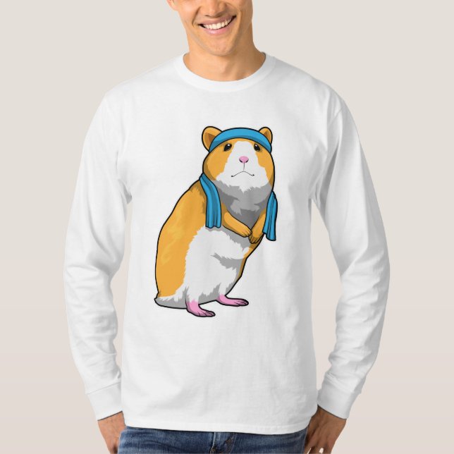 Camiseta Hamster em Malhação com Toalha (Frente)