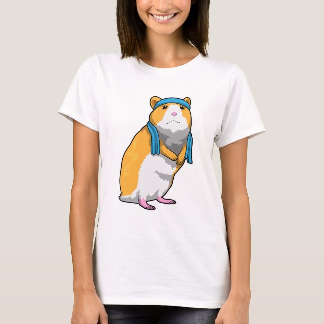 Camiseta Hamster em Malhação com Toalha (Frente)