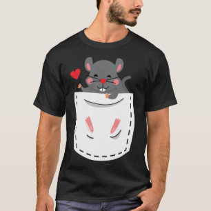Camiseta Hamster em Roedor Fofo de Bolso
