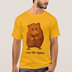 Camiseta HAMSTER, eu amo meu Hammy: Pintura