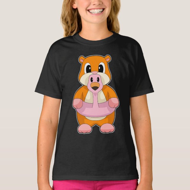 Camiseta Hamster Flamingo (Frente)