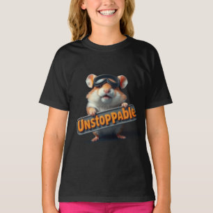 Camiseta Hamster Fofo “Inparável” – Motivação Kawaii