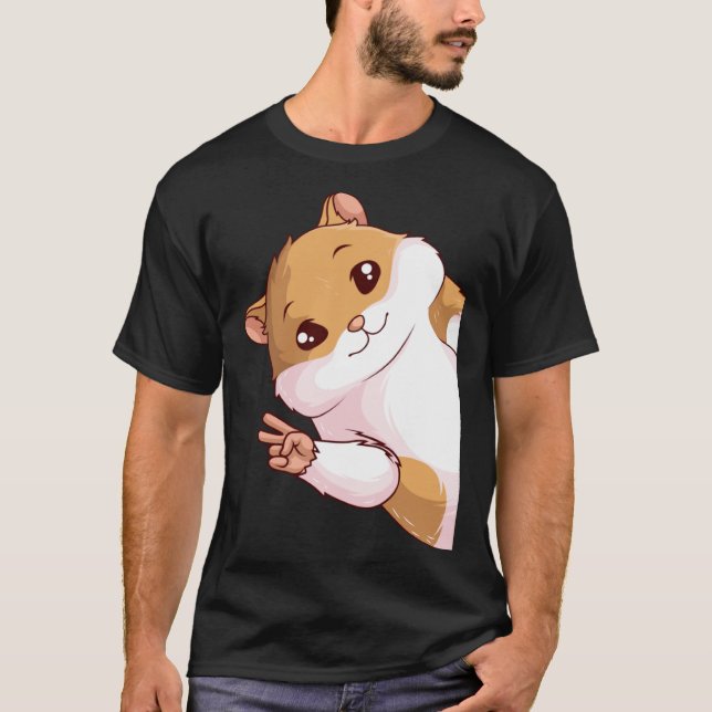 Camiseta Hamster Hammy Women Kids Boys Girls (Frente)