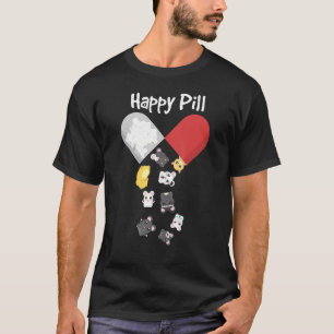 Camiseta Hamster Happy Pill Hamster Pai Mãe