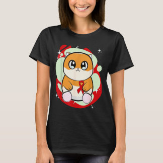 Camiseta Hamster Heart Disease Awareness Month _1