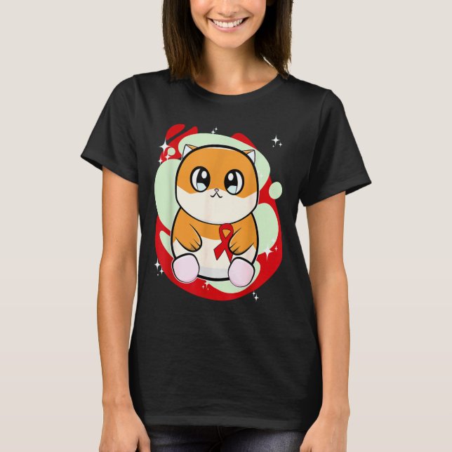 Camiseta Hamster Heart Disease Awareness Month _1  (Frente)