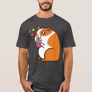 Camiseta Hamster Lover chá de bolhas fofo Hamster