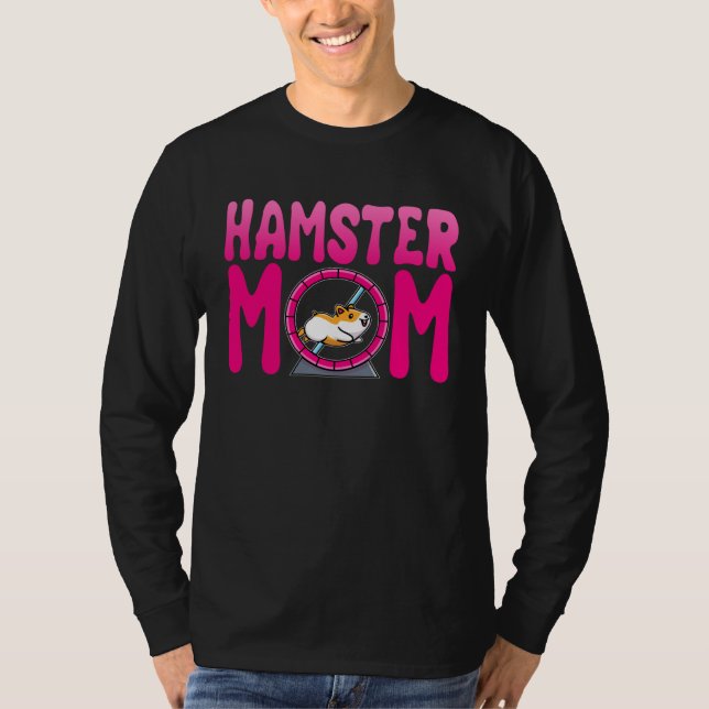 Camiseta Hamster Mãe Anão Sírio Dourado Europeu Hamster (Frente)