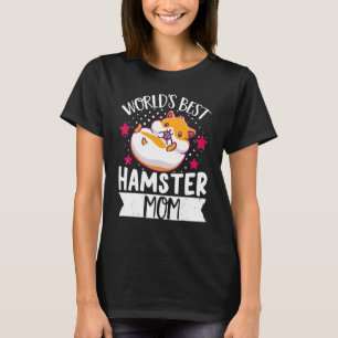 Camiseta Hamster Mãe Dia de as mães Mundo Melhor Mãe
