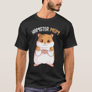 Camiseta Hamster Mãe Hammy Girls Women