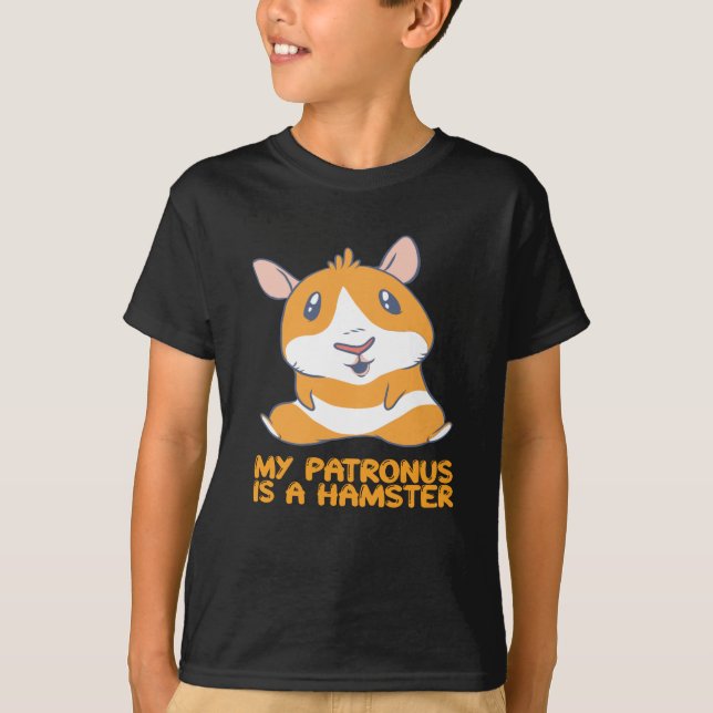 Camiseta Hamster - Meu Patronus É Um Hamster (Frente)