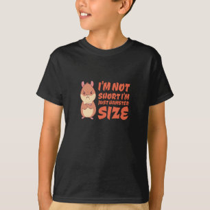 Camiseta Hamster - Não sou Curta Sou apenas do tamanho do