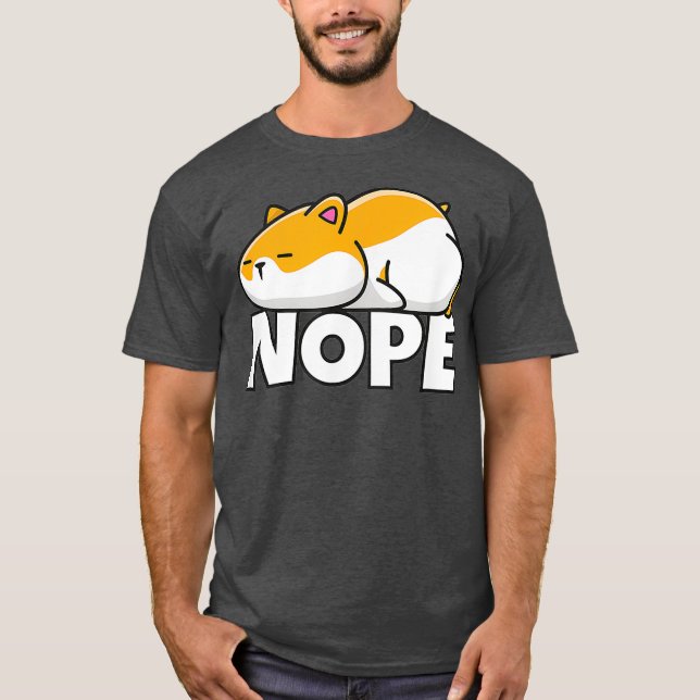 Camiseta Hamster Nope (Frente)