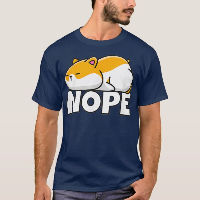 Camiseta Hamster Nope (Frente)