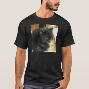 Camiseta Hamster preto