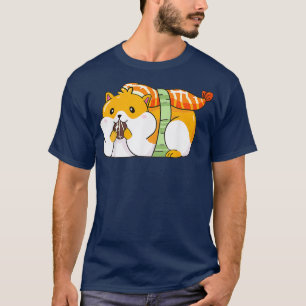 Camiseta Hamster Sushi Kawaii Otaku Pet Animal Rodent