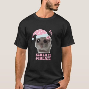 Camiseta Hamster Triste Hampter Schlafi Schlafi Hamster Tri