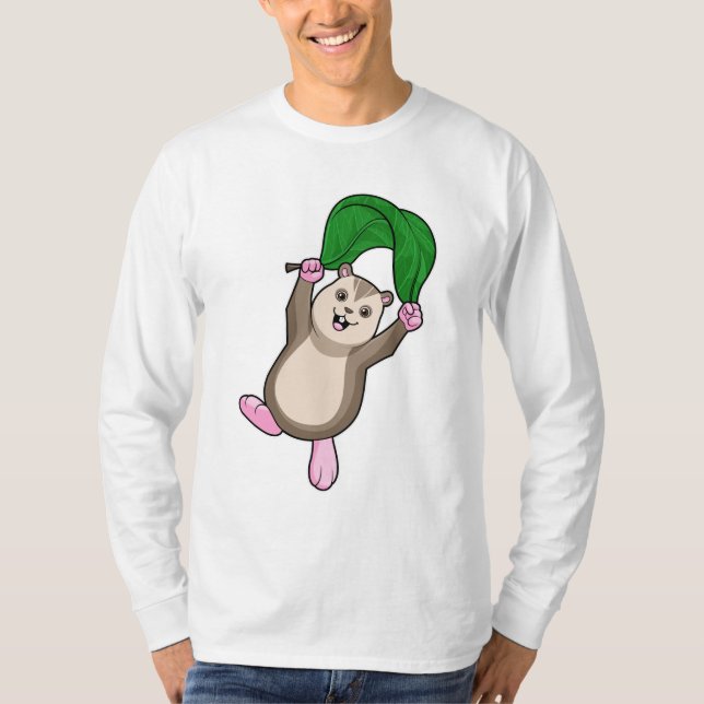 Camiseta Hamster with Parachute (Frente)