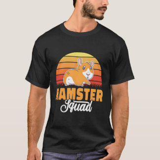 Camiseta Hamsters de Animais Roedores de Esquadrão de Hamst
