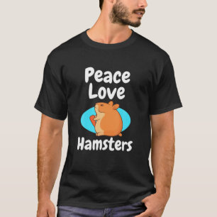 Camiseta Hamsters de Paz e Amor Dão Hamster