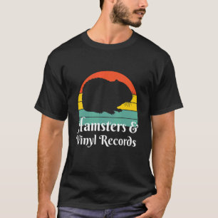 Camiseta Hamsters E Discos De Vinil