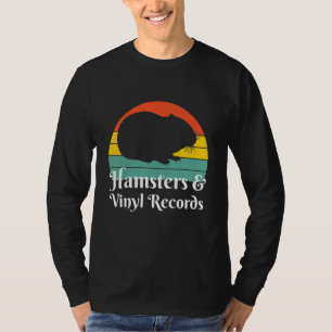 Camiseta Hamsters E Discos De Vinil