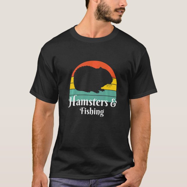 Camiseta Hamsters E Pesca De Peixe (Frente)