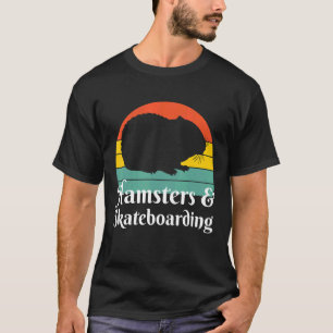 Camiseta Hamsters E Skateboard