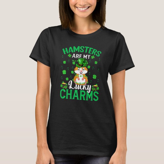 Camiseta Hamsters Engraçados São Minha Sorte De Charmes De  (Frente)