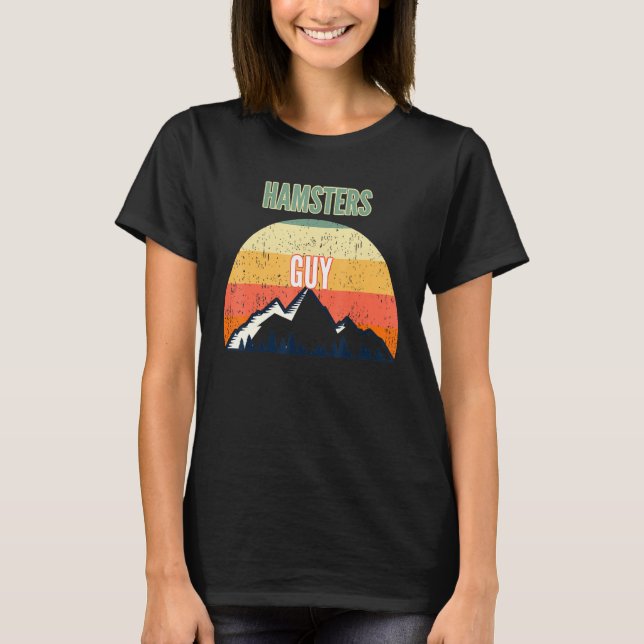 Camiseta Hamsters para Cara de Hamsters Masculinos (Frente)