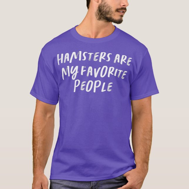 Camiseta Hamsters São Minhas Pessoas Favoritas (Frente)