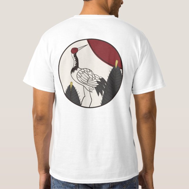 Camiseta Hanafuda "Matsu-ni-tsuru" (Verso)