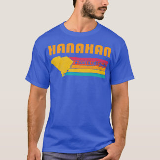 Camiseta Hanahan South olina Vintage angustiada Souvenir