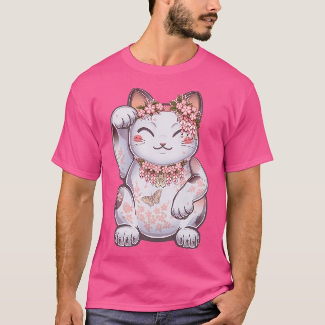 Camiseta Hanami Maneki Neko Shun (Frente)