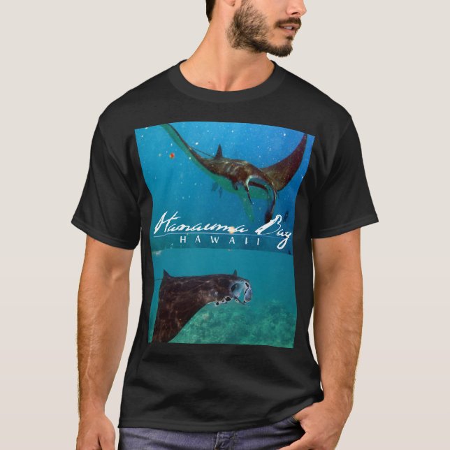 Camiseta Hanauma Bay Hawaii Manta Ray (Frente)