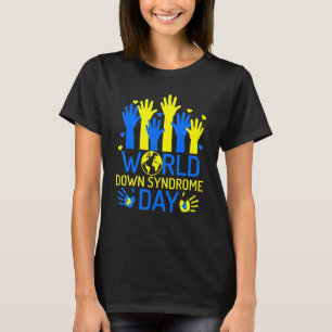 Camiseta Hand Print Socks World Down Syndrome Awareness Day