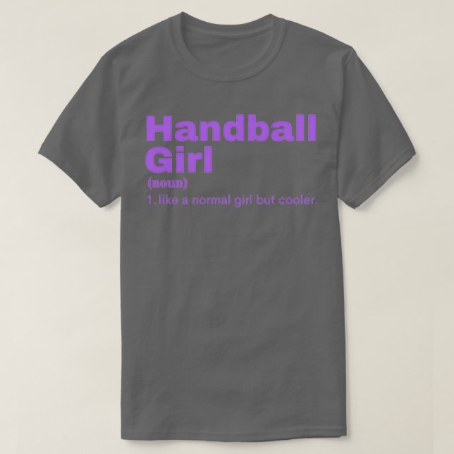 Camiseta Handball Girl 6 (Frente do Design)