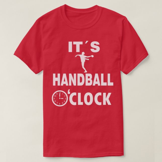 Camiseta Handball oclock Jump Shot Handball Player Resin (Frente do Design)