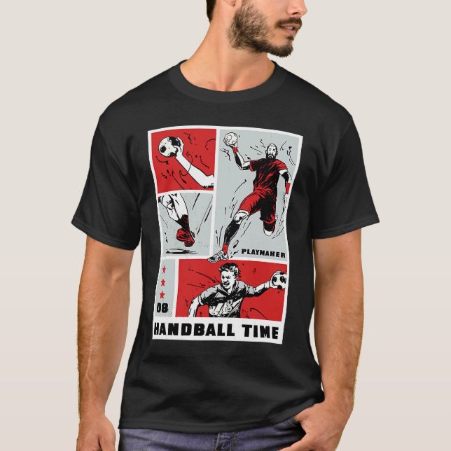 Camiseta Handball time Playmaker Collage (Frente)