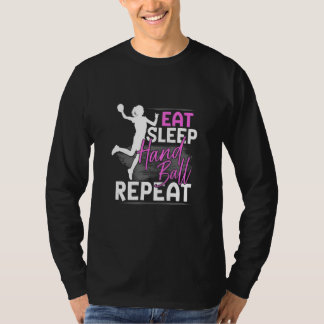 Camiseta Handebol Gráfico Para Handebol Para Meninas e Mulh