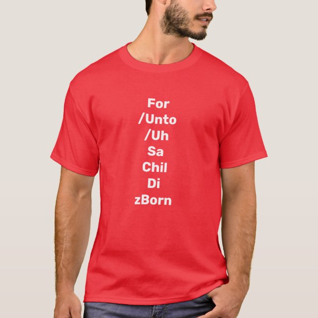 Camiseta Handel's Messiah For Unto Us A Child Is Born Choir (Frente)