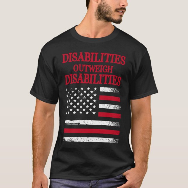 Camiseta Handicap Humor Disabled Survivor 1 (Frente)